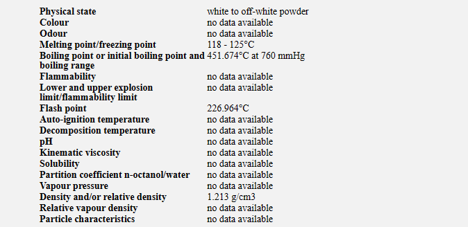 Paroxetine powder